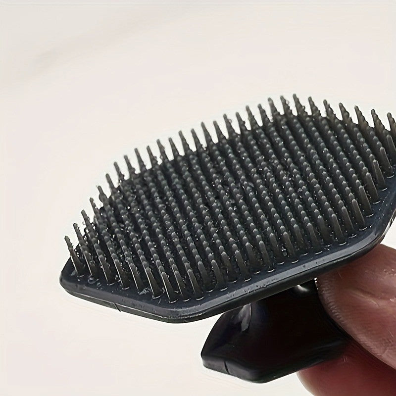 2x Face Scrubber Silicone For Men Facial Cleansing Black Exfoliate