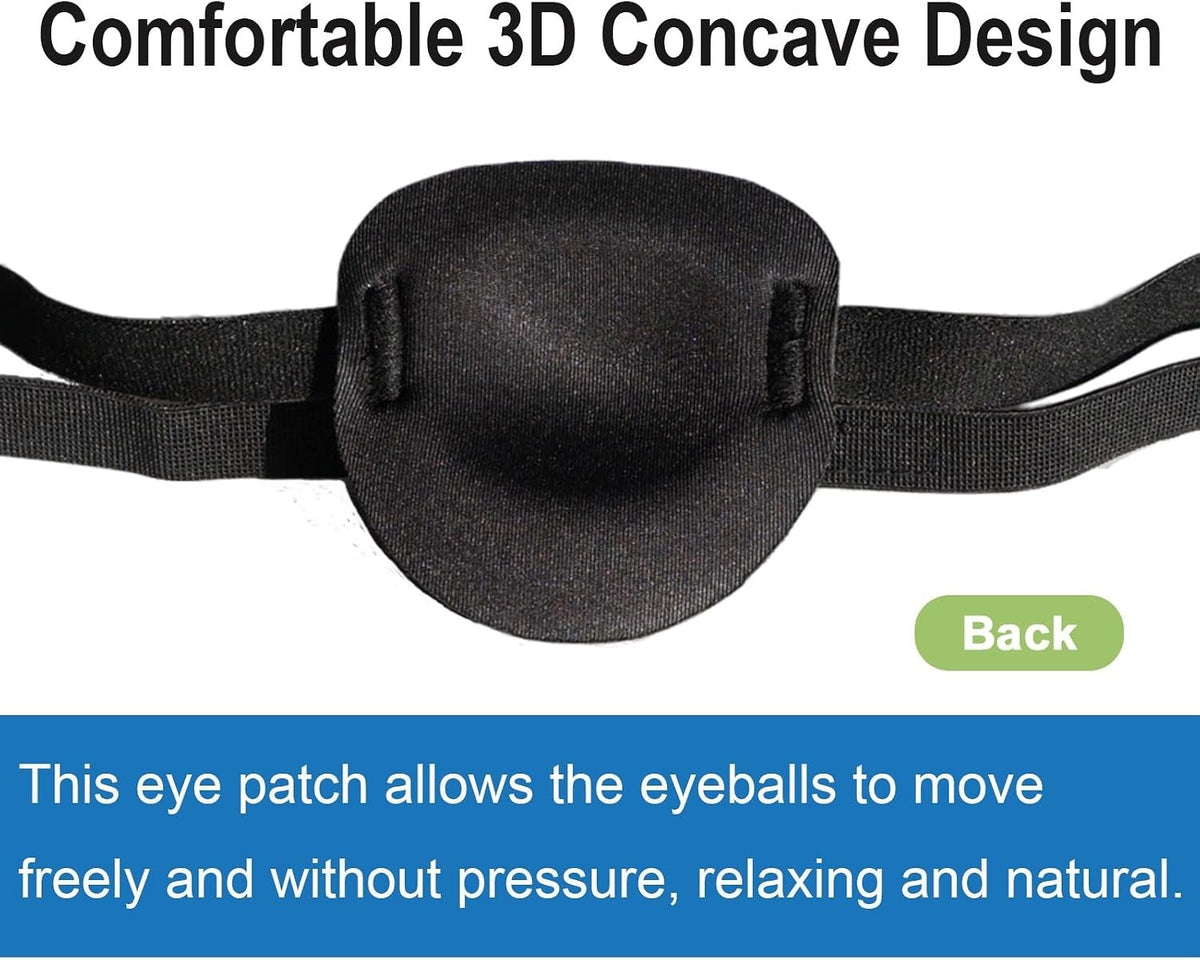 Adjustable 3D Eye Patches for Lazy Eye Treatment & Comfort