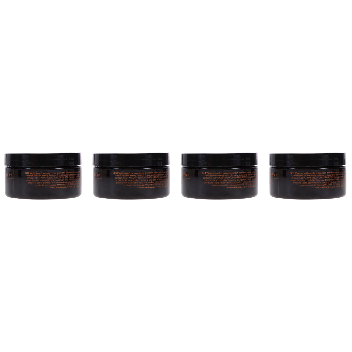 Men's Hair Pomade 3 oz Pack of 4 - Medium Hold Shine & Flexibility