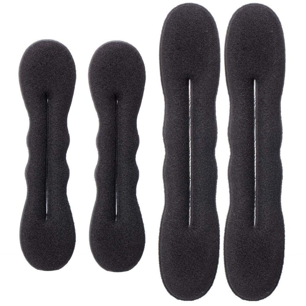 6× Hair Donut Bun Maker Magic Styling French Chignon Ballet Sock Updo