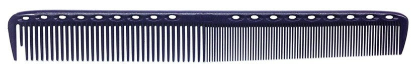 Extra Long Fine Cutting Comb - Professional Hairdressing Tool in Purple