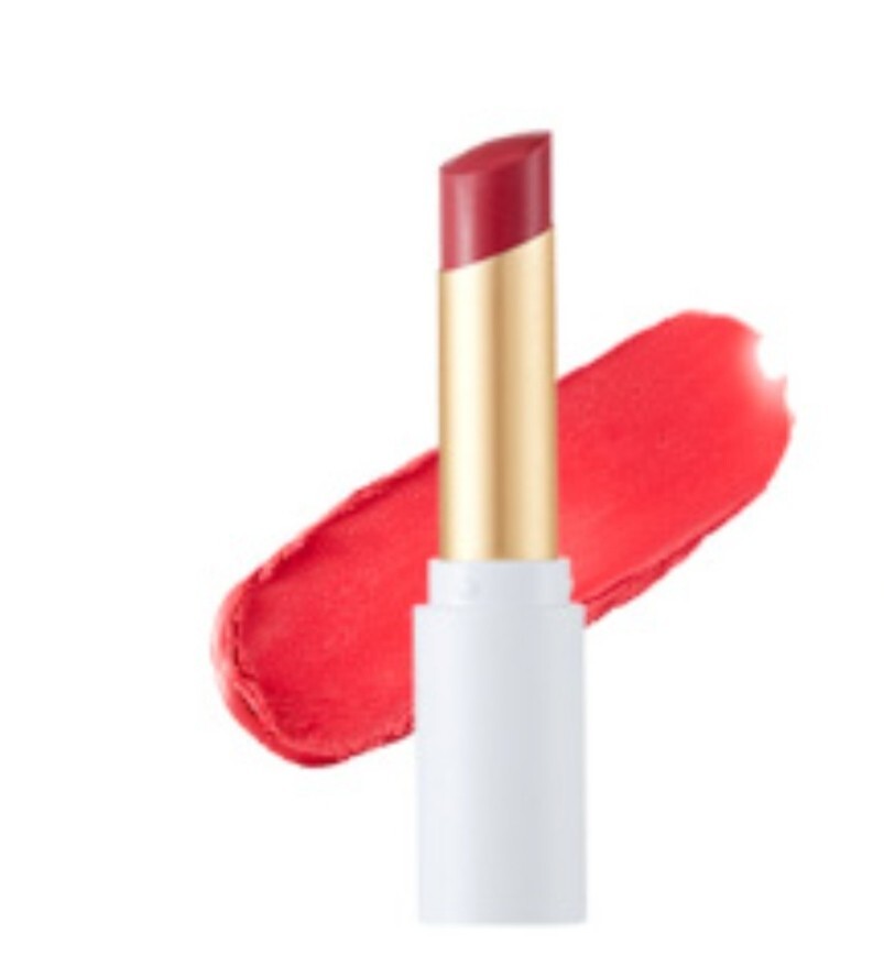 Sheer Matte Lipstick - Candied Coral, Long-Lasting Lip Color