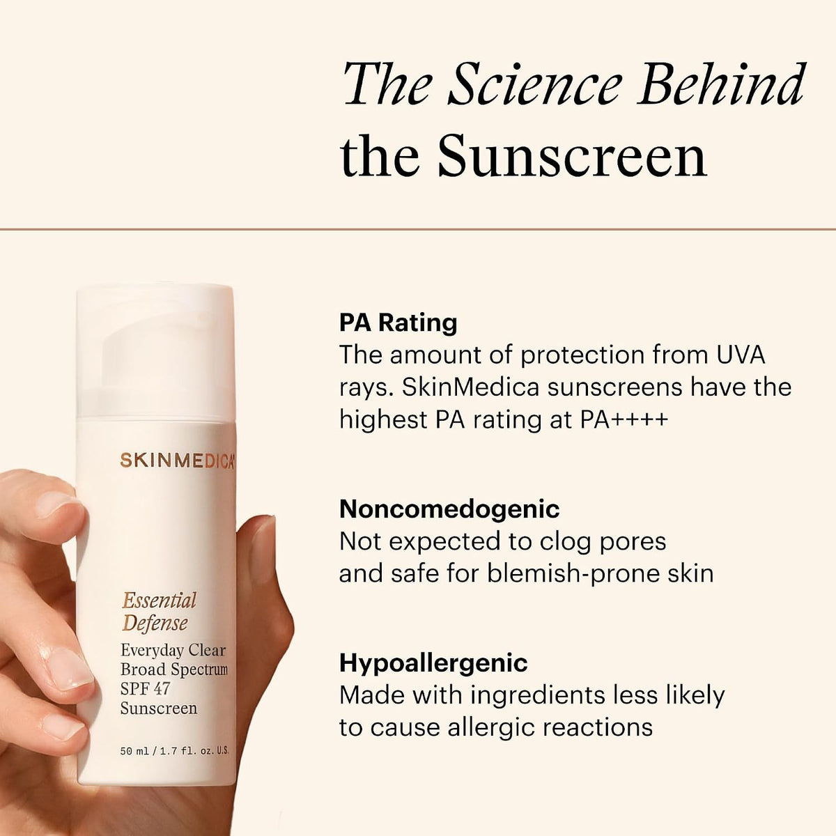 Essential Defense Everyday Clear SPF 47 Sunscreen 1.85oz