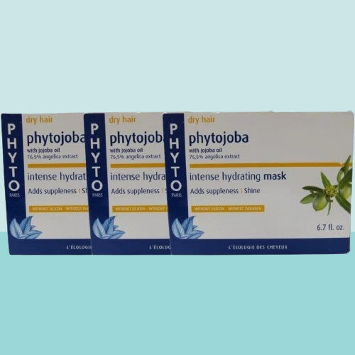 Hydrating Hair Mask - Intensive Moisture Treatment for Dry Hair 6.7 oz x3