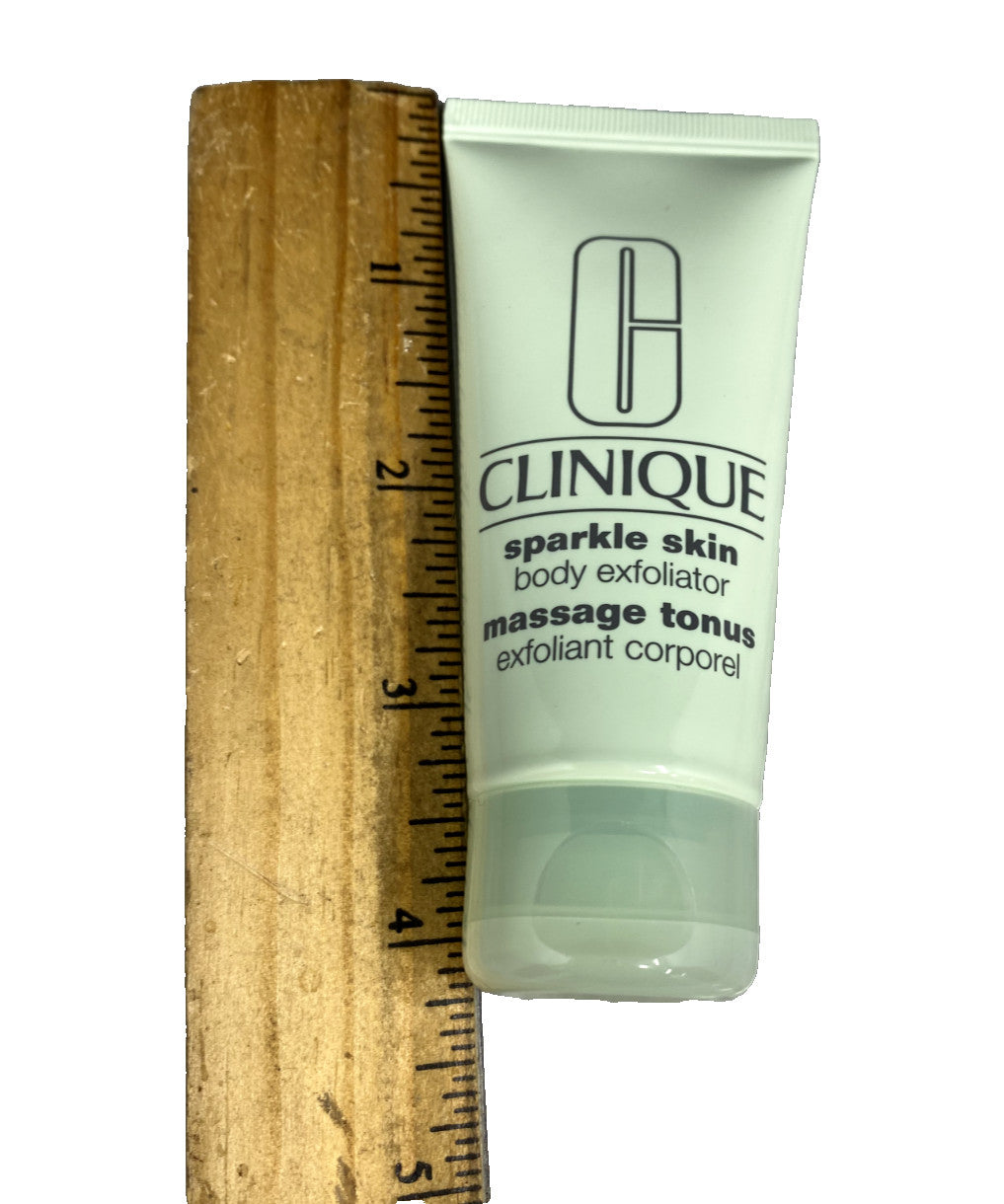 Clinique Sparkle Skin Body Scrub Exfoliator Massage Tonus 1.4oz New