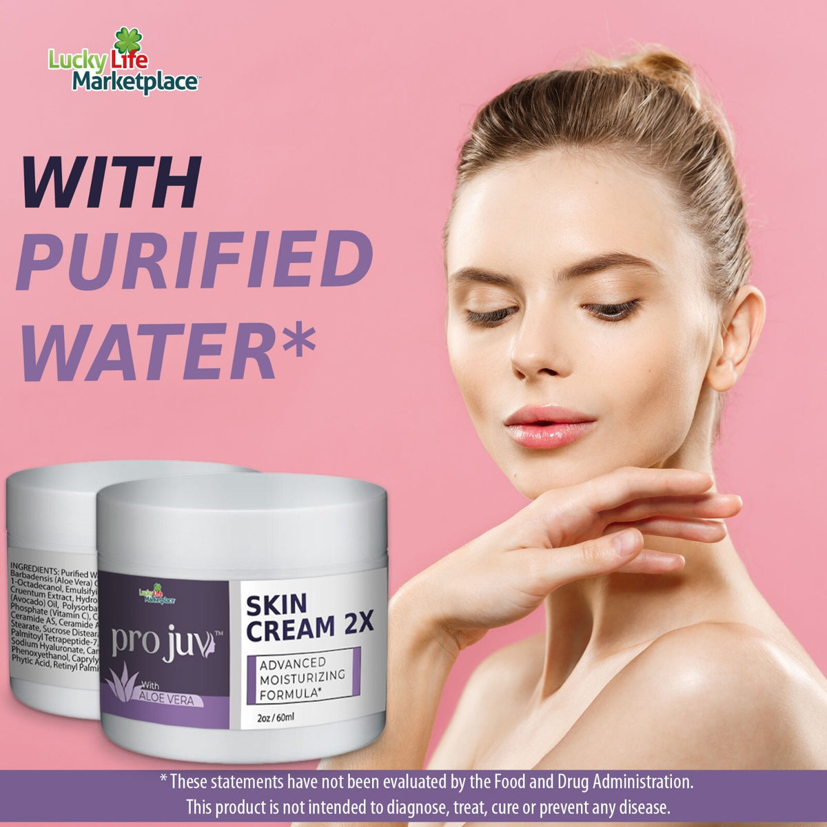 Anti-Aging Moisturizer Cream with Collagen & Ceramides - Hydrating Skin Care