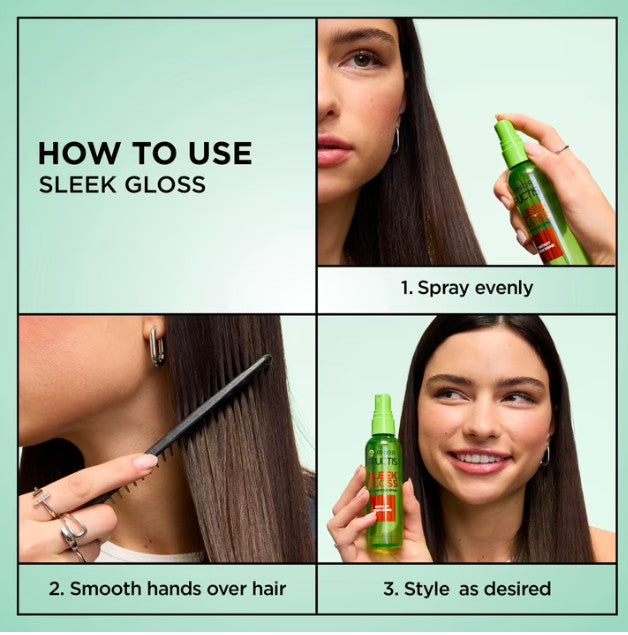 Garnier Fructis Shine Glossing Spray for Dry Hair - Unisex, 3 fl oz