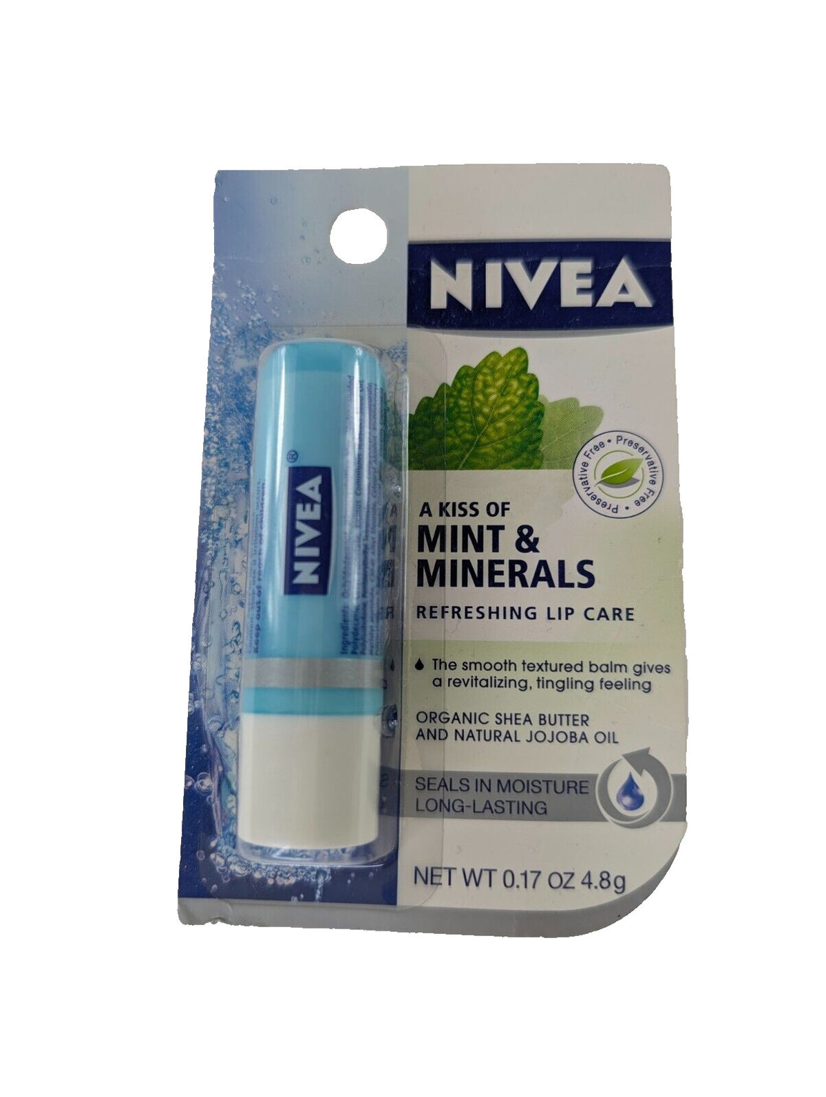 Refreshing Mint & Mineral Lip Balm - Shea Peppermint, Discontinued Rare