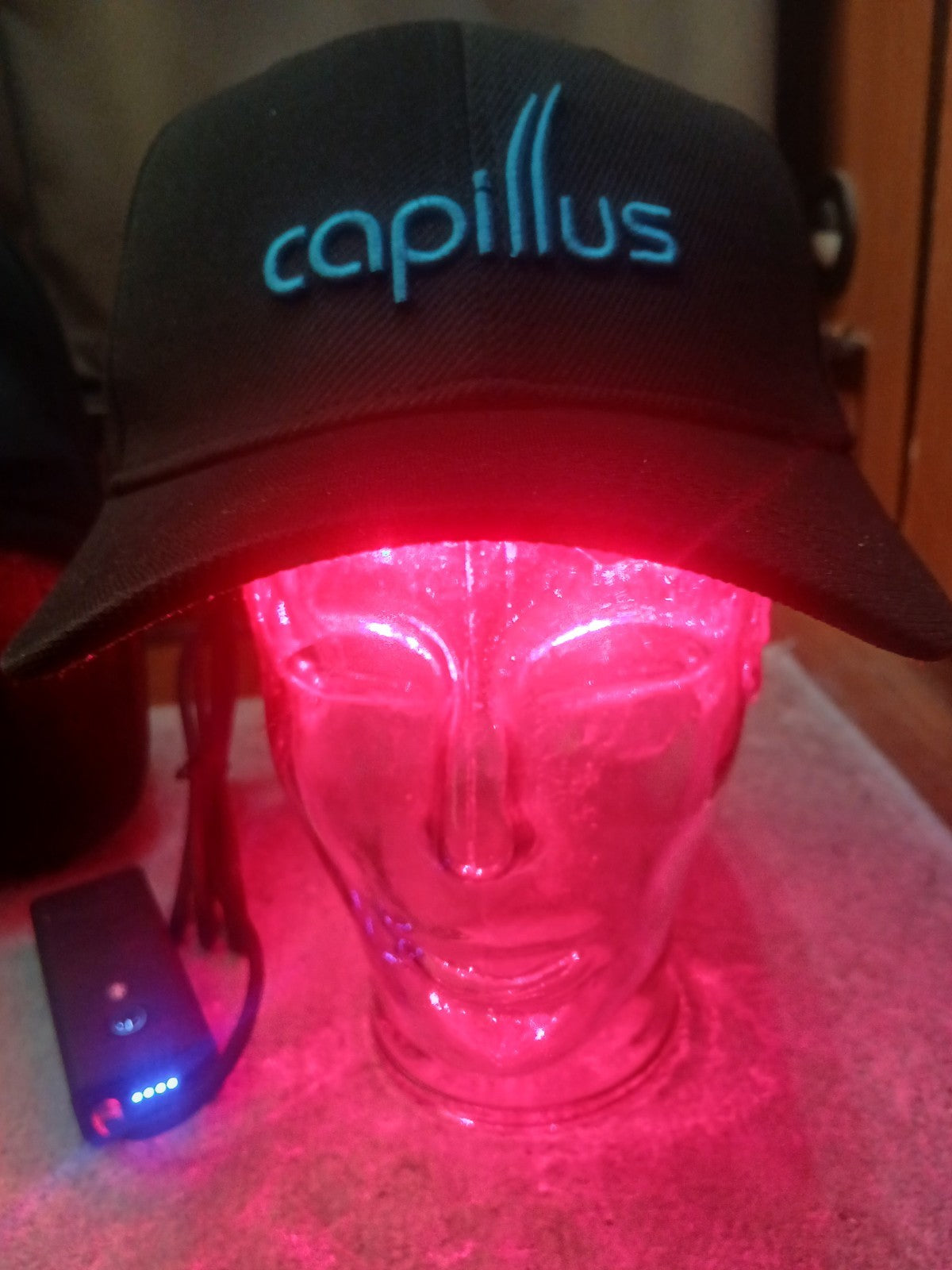 Capillus Plus Laser Hair Growth Cap with Battery & Case