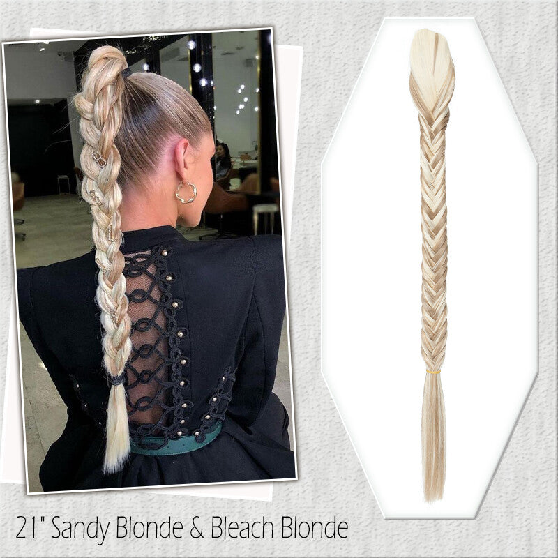 Fake Ponytail Clip-In Hair Extension Thick Natural Look 14 Inches