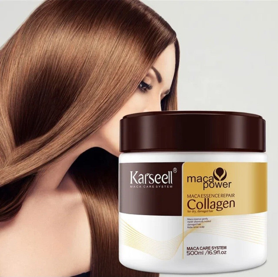 Hair Repair Mask with Collagen & Argan Oil for Damaged Hair - Deep Conditioning