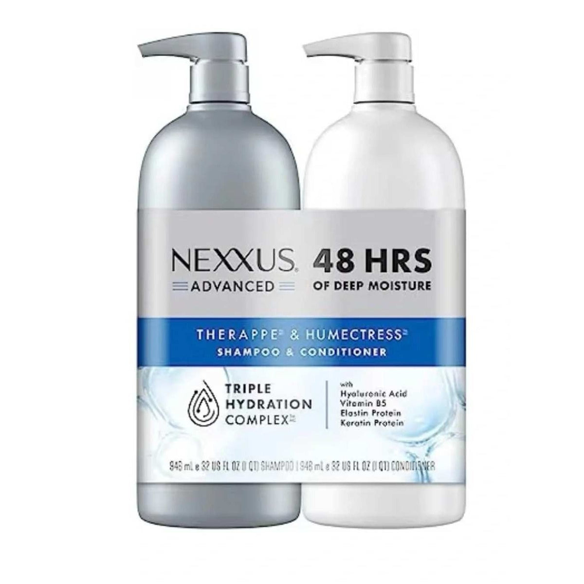 Nexxus Advanced Therappe Shampoo Humectress Conditioner Set 32oz 48HR