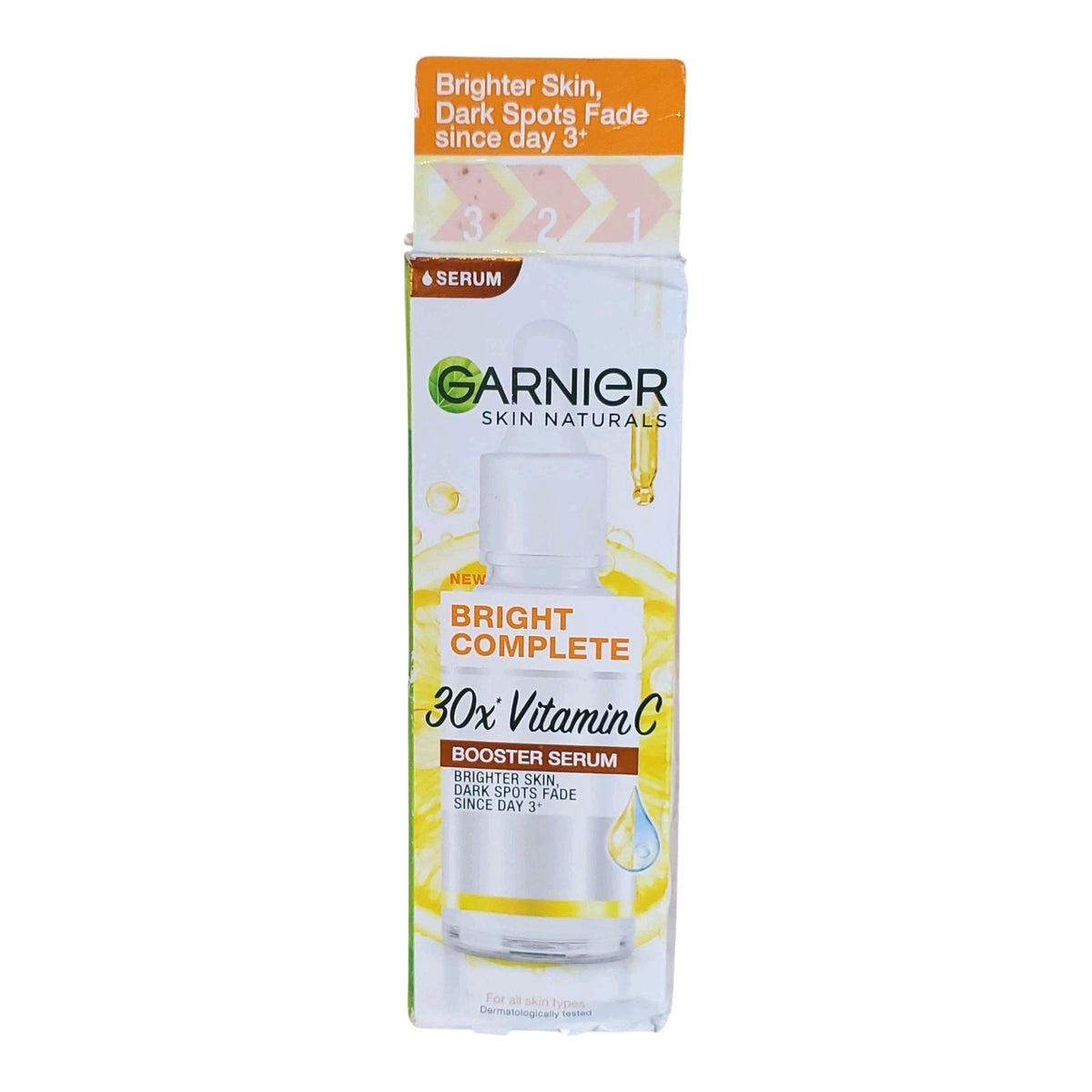 Garnier Bright Complete Vitamin C Face Serum 50ml - Brightening & Dark Spot Fading