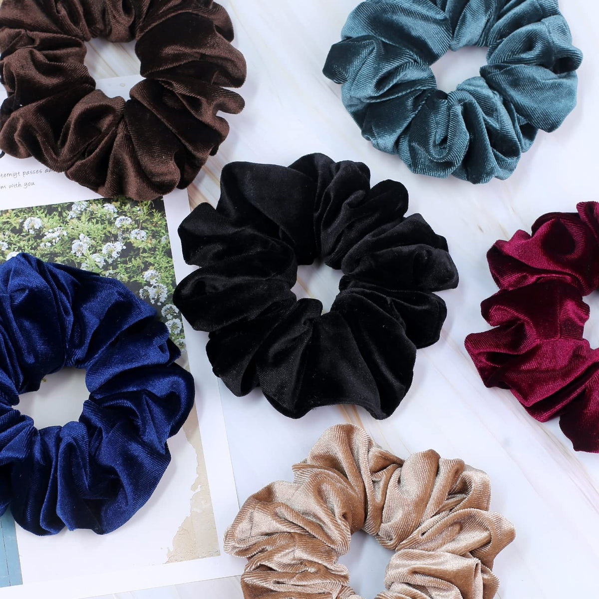 IVARYSS Extra Large Scrunchies for Women's 1 Count (Pack of 4),