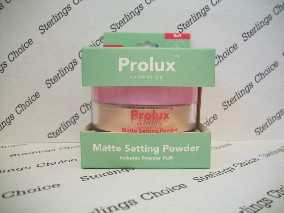 Prolux Matte Setting Powder Buff - Oil Control, Long-Lasting Finish