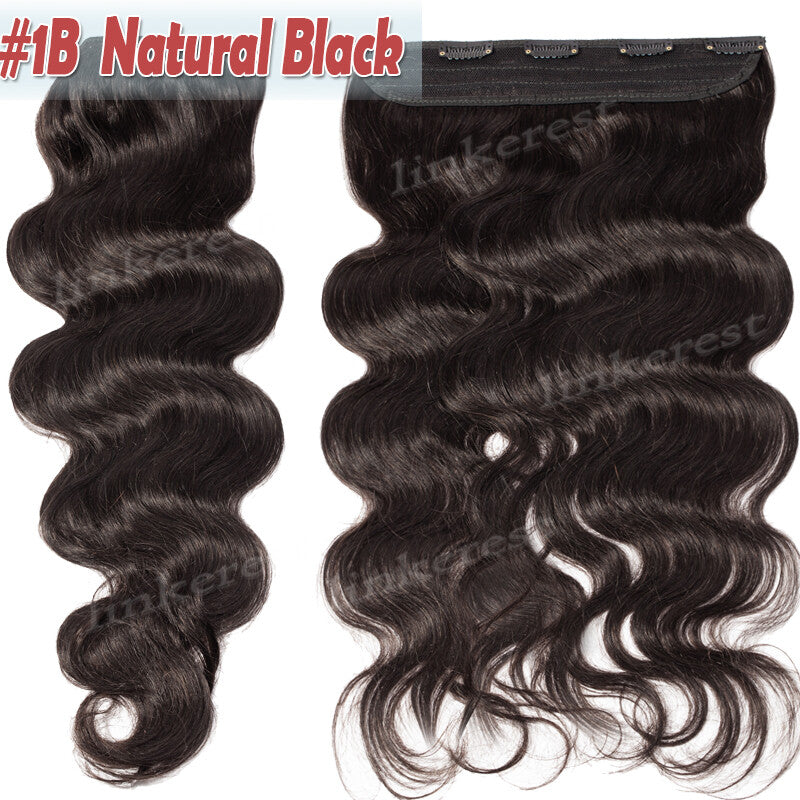 Remy Human Hair Extensions Clip-In Full Head Blonde 8-24 Inches