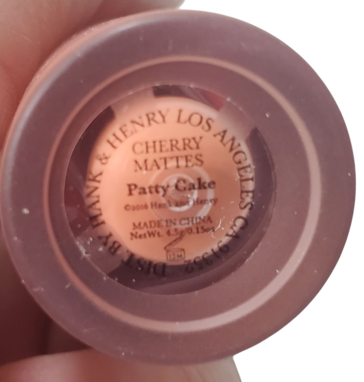 Liquid Matte Lipstick Hank & Henry Cherry Patty Cake Shade - Long Lasting