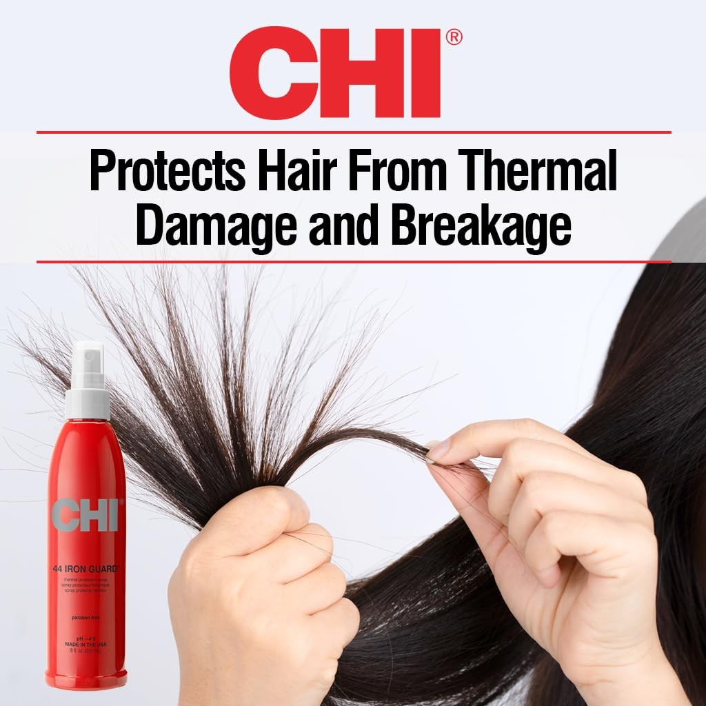 Heat Protectant Hair Spray for Frizz Control & Shine - 8 Fl Oz