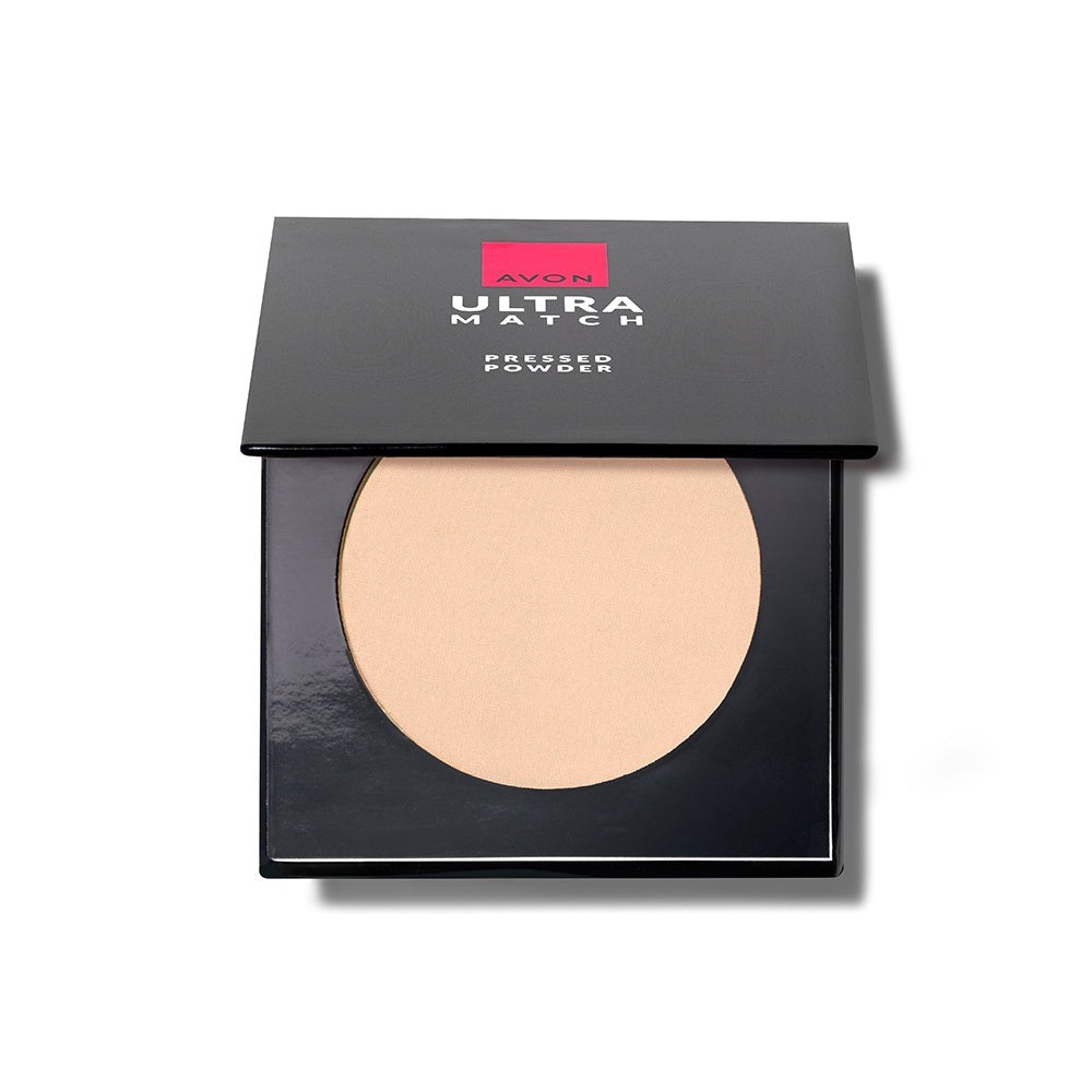 Avon Ultra Match Pressed Powder Soft Matte Shine Control 8g - Buildable Face Powder