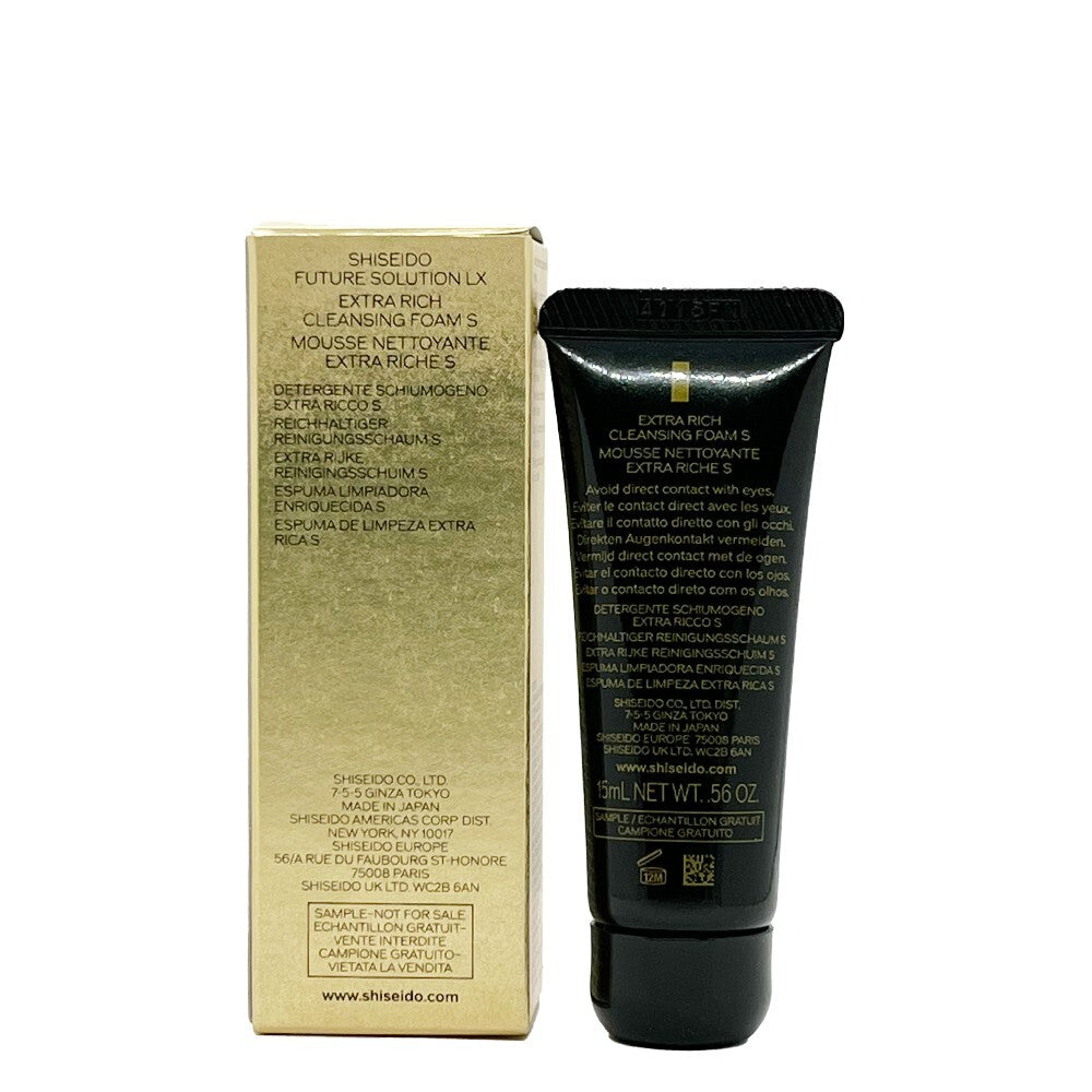 Shiseido Future Solution LX Extra Rich Cleansing Foam Set - 2 x 15ml
