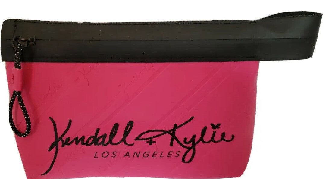 Pink Cosmetic Bag 7x5 Makeup Organizer Travel Toiletry Pouch
