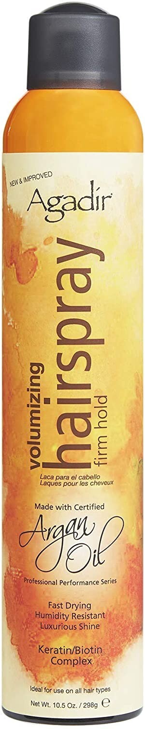 Volumizing Hair Spray with Firm Hold and Shine - 2 Bottles, 10.5 oz Each