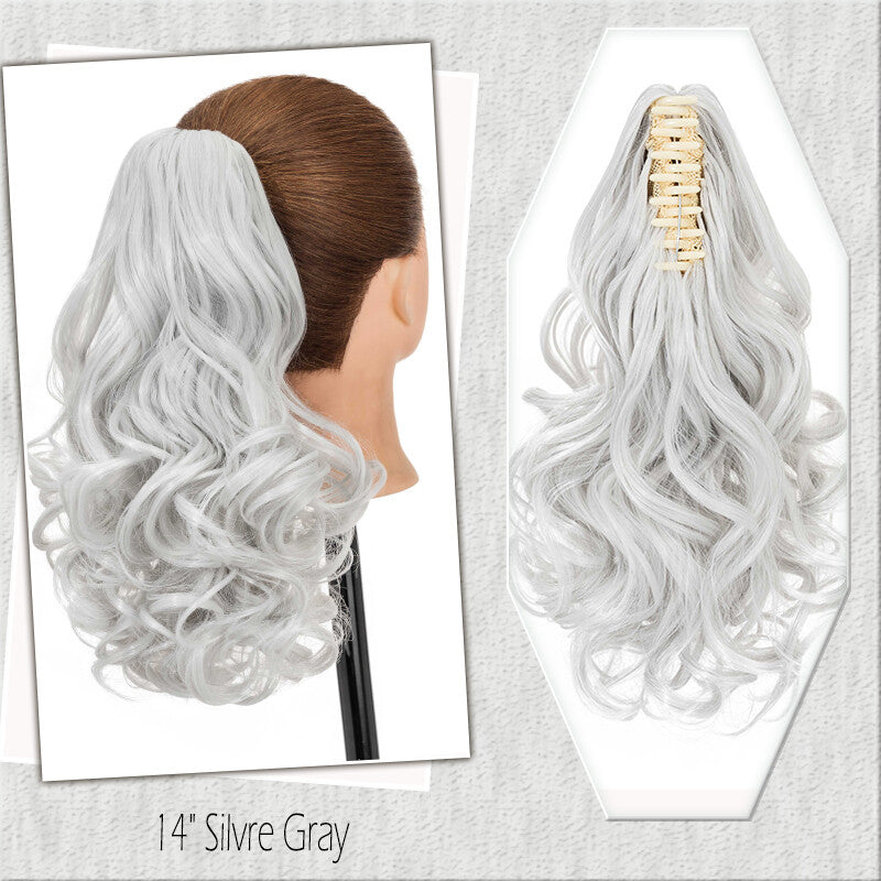 Fake Ponytail Clip-In Hair Extension Thick Natural Look 14 Inches