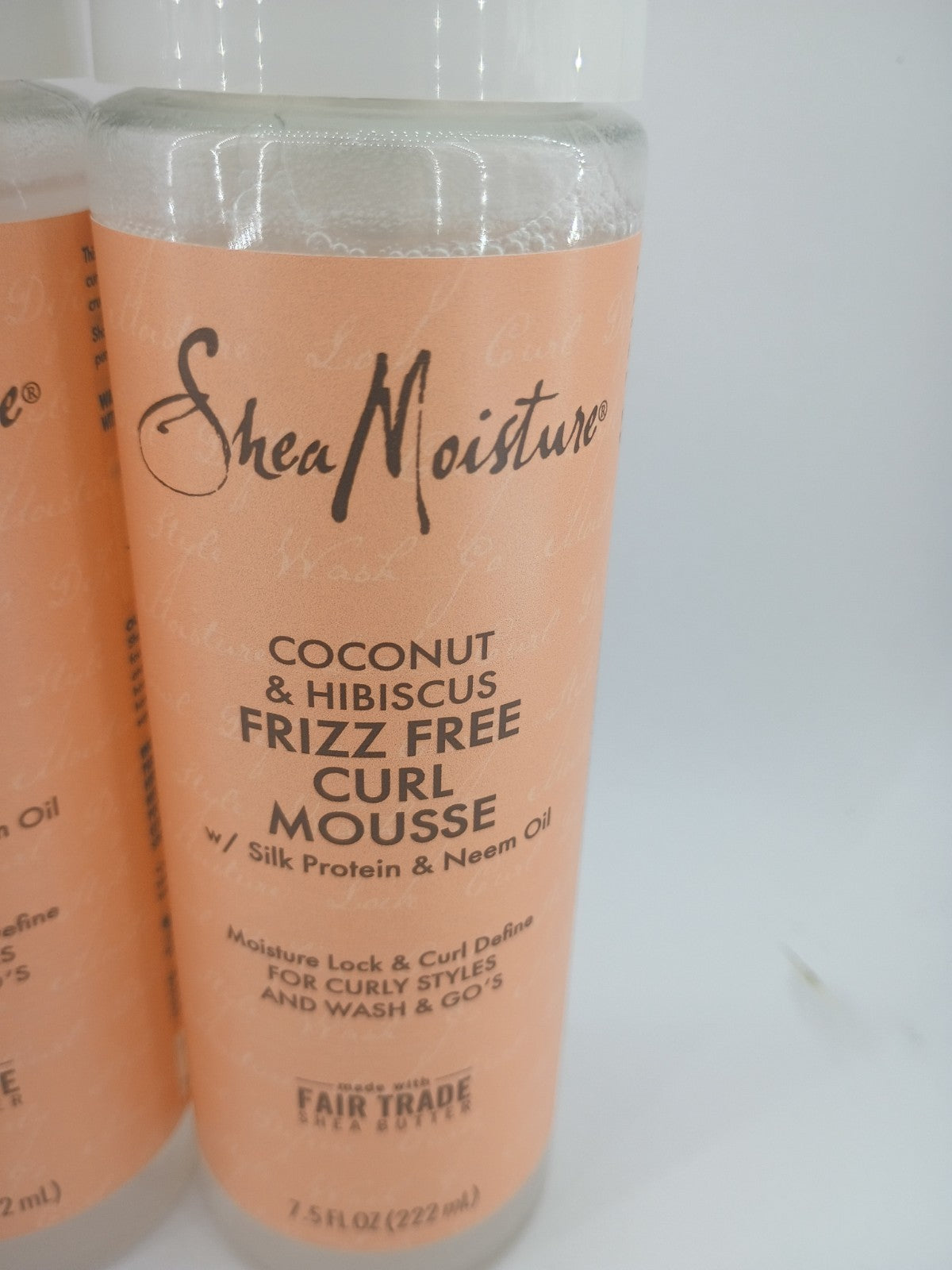 Shea Moisture Curl Mousse - Frizz-Free Coconut Hibiscus, 7.5 oz, Pack of 3