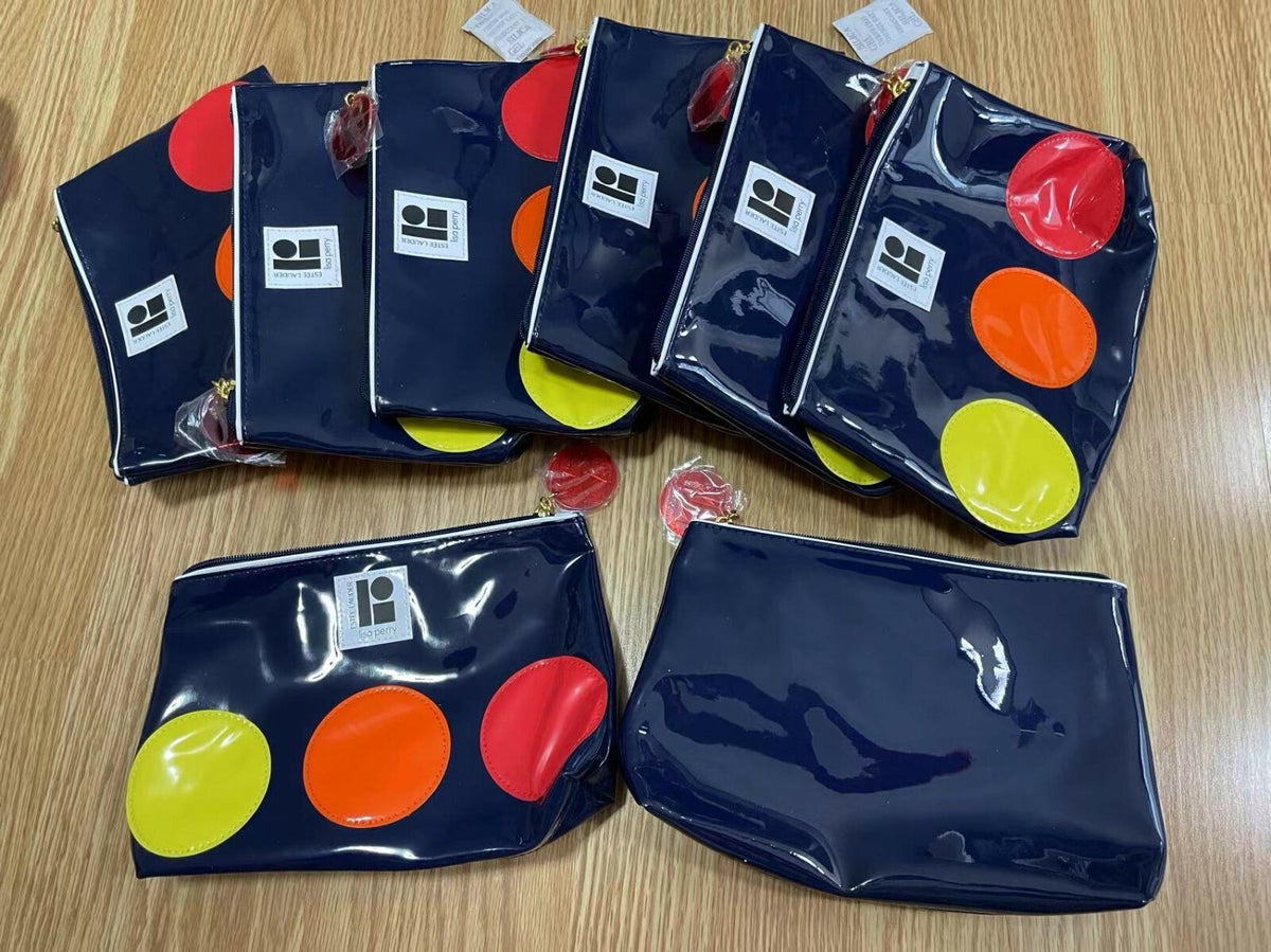 Estée Lauder Navy Waterproof Makeup Bag 10-Pack – Large Gift-Set