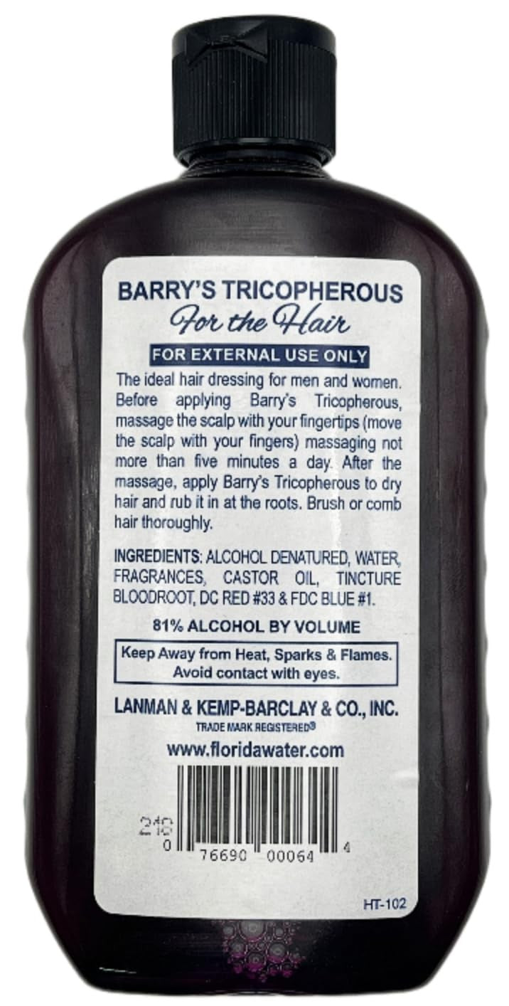 Hair Growth Liquid Treatment - Tricopherous Black Hair 8 Fl Oz Pack of 2