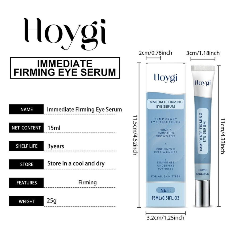3X Firming Eye Serum with Peptides - Reduce Dark Circles & Wrinkles 15ml