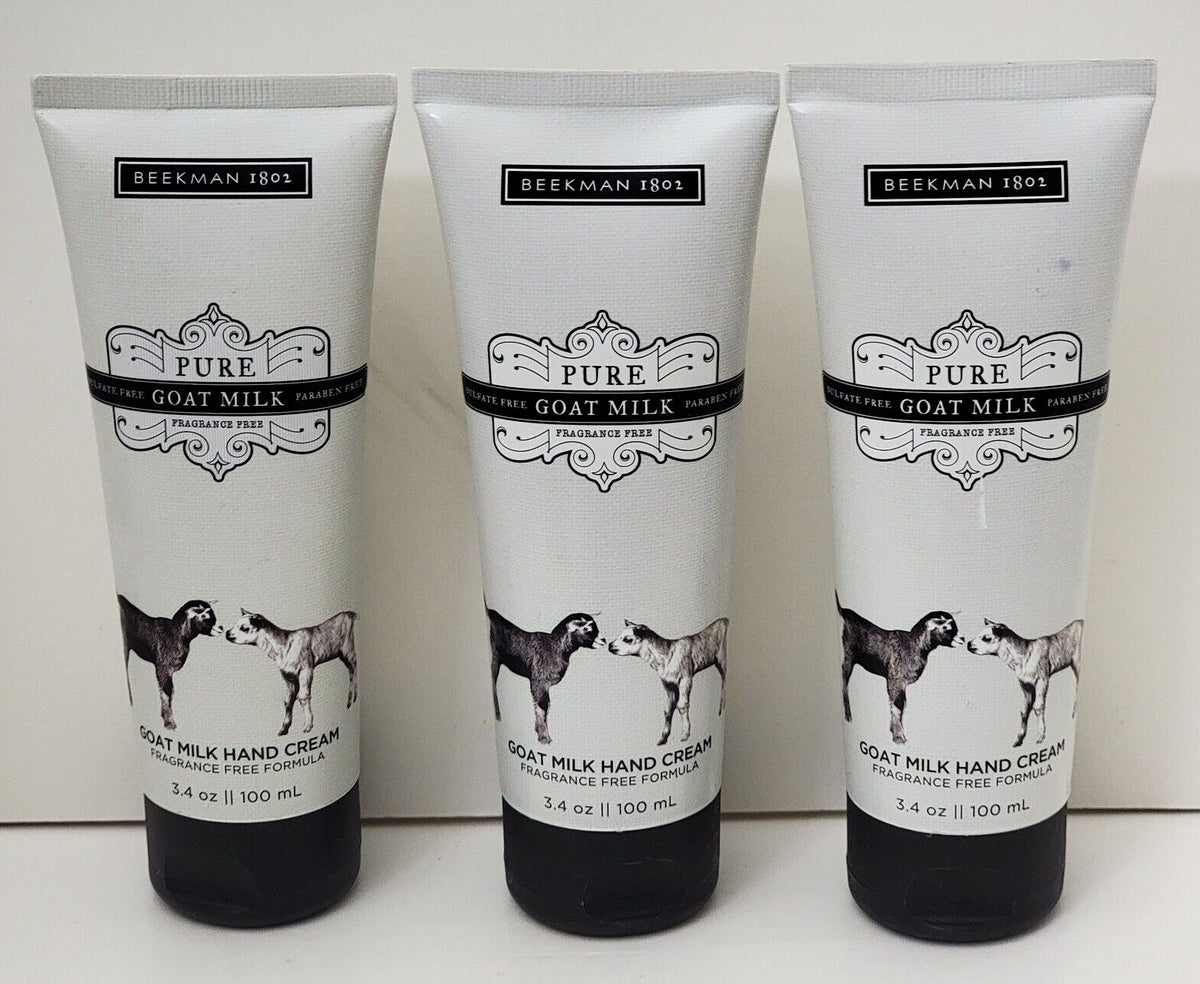 Goat Milk Hand Cream 3.4 fl oz - 3 Pack, Multiple Scents
