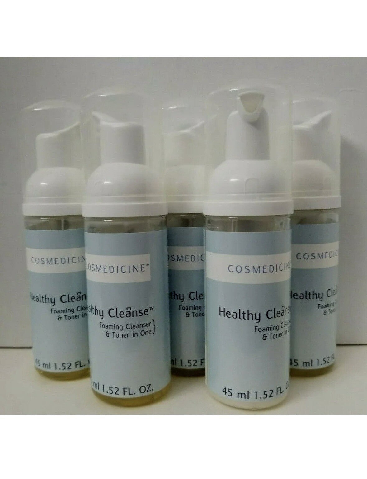 5 Pack Facial Cleansers and Toners - Healthy Foaming Skin Care 1.52oz Each