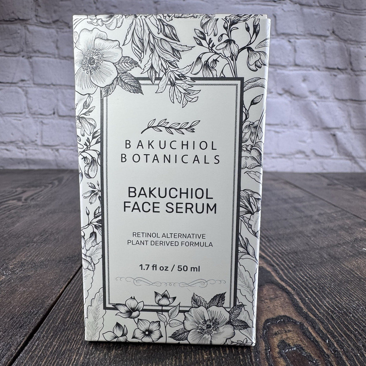 Bakuchiol Botanicals Anti-Aging Face Serum - Plant-Based Retinol Alternative, 1.7 fl oz