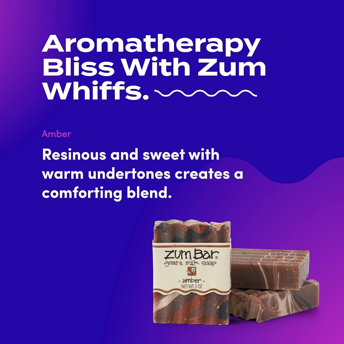 Zum Bar Goat's Milk Soap, Amber, 3 Ounces