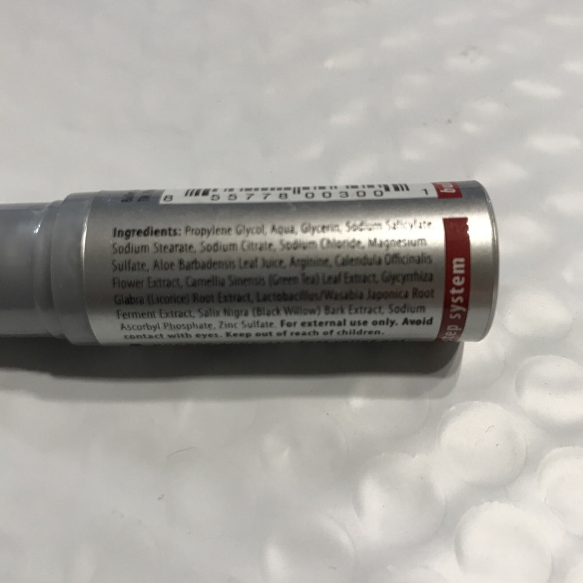 Pocket Acne Treatment System - Natural One Step Acne Aid Unsealed No Lid