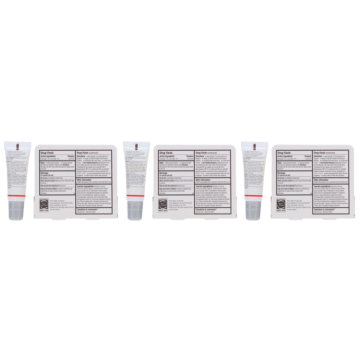 Lip Balm Set SPF 36 Broad Spectrum 0.28 oz 3 Pack - Hydrating & Protecting