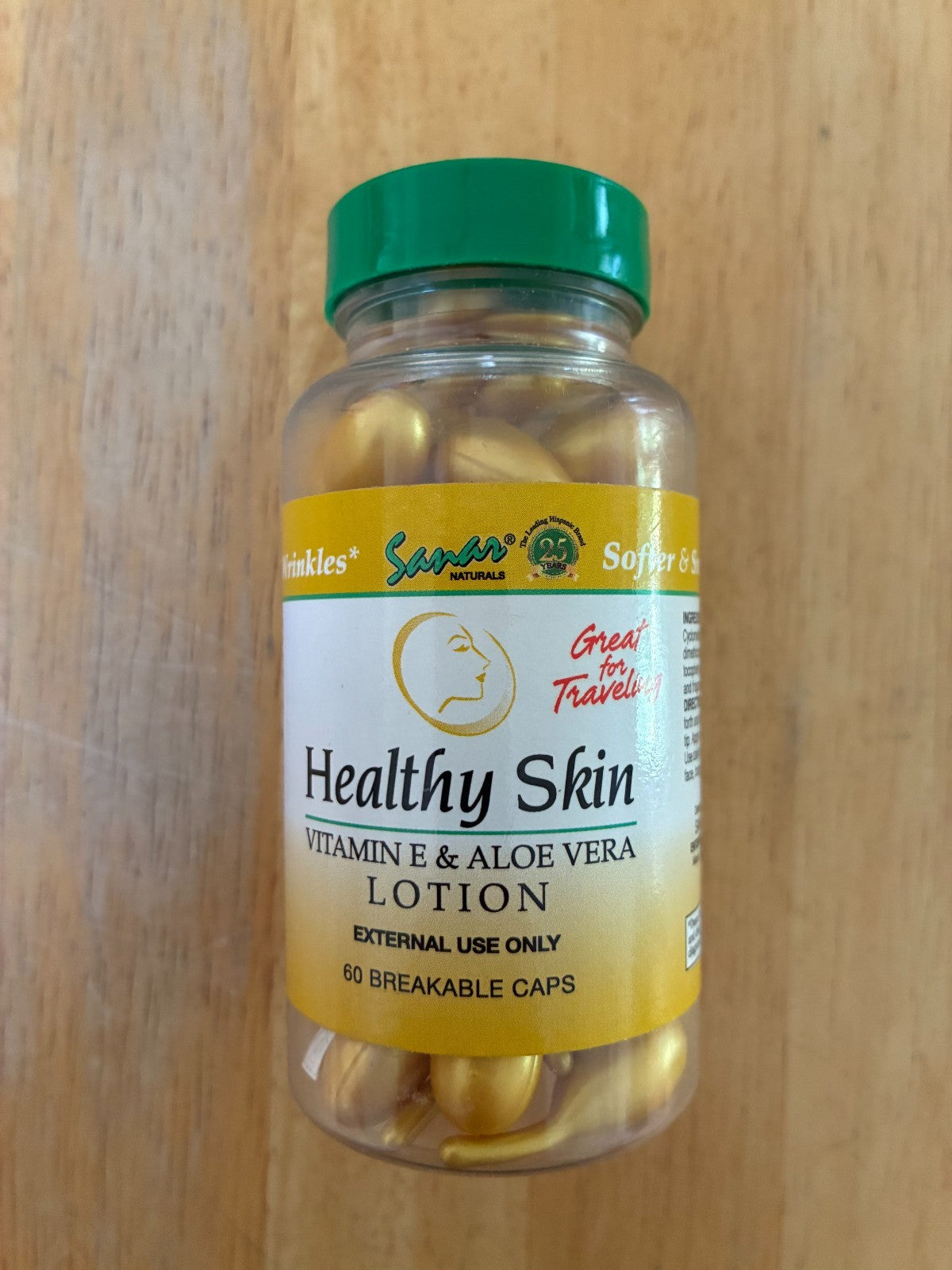 Vitamin E & Aloe Vera Skin Care Lotion Capsules for Healthy Skin
