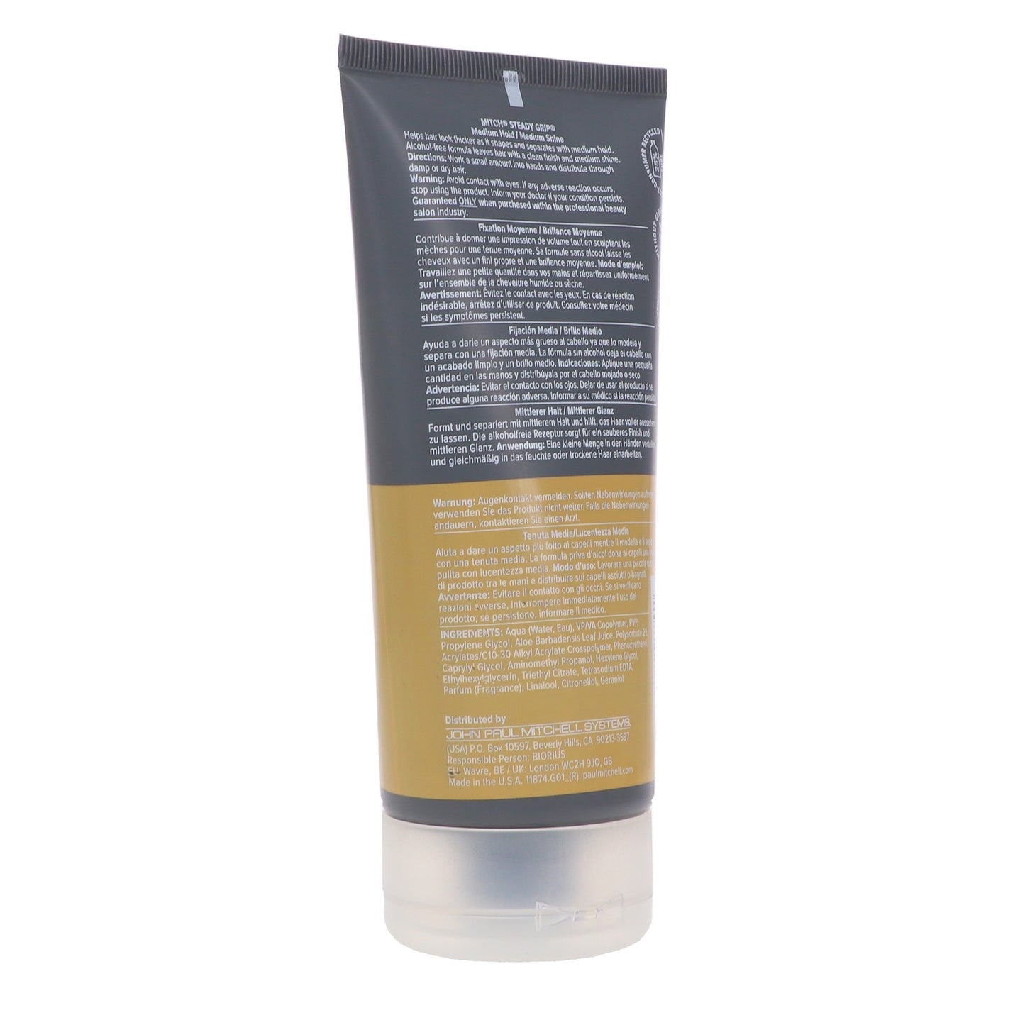 Hair Gel for Natural Shine & Hold - Alcohol-Free Styling Product 5.1 oz