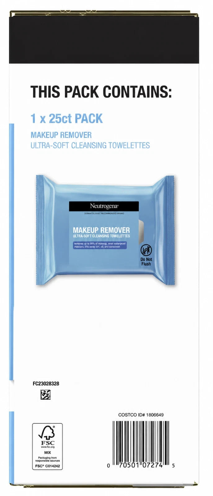 Neutrogena Ultra-Soft Makeup Remover & Hydrating Cleansing Towelettes