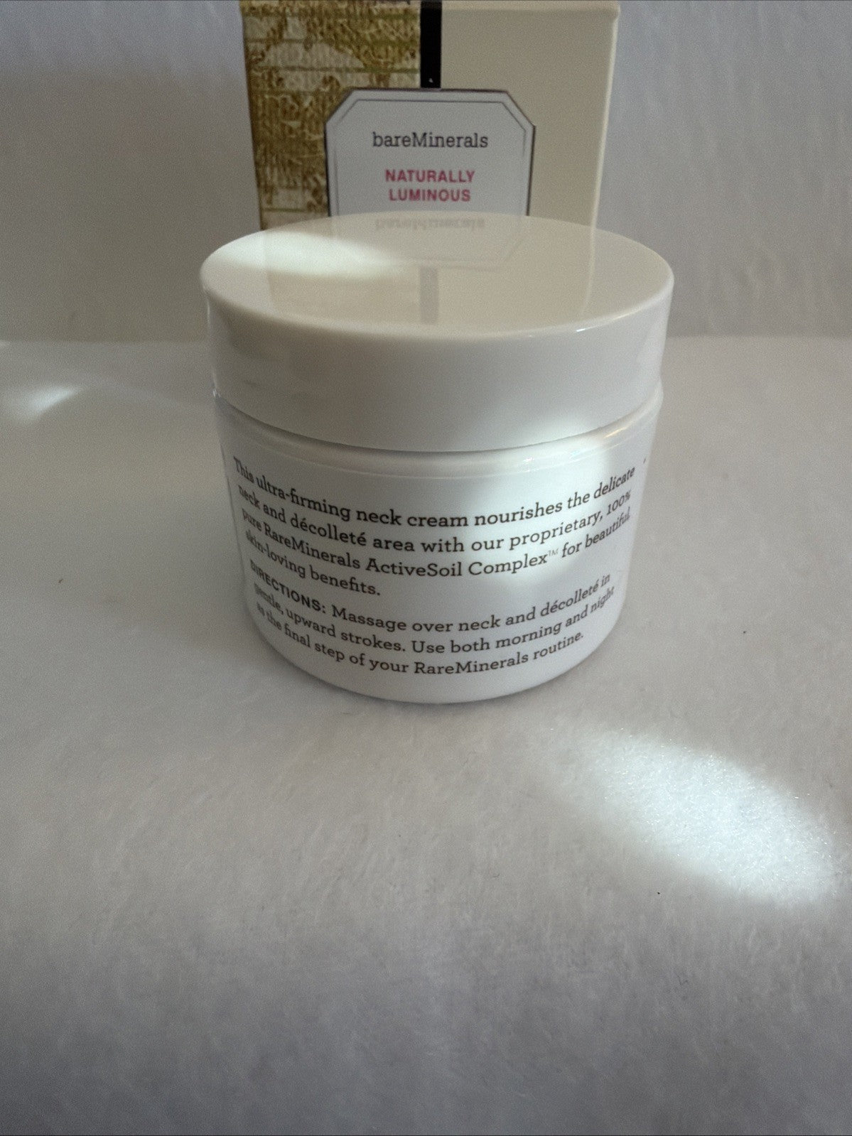 BareMinerals Naturally Luminous Extra Firming Neck Cream 1.7 Fl Oz