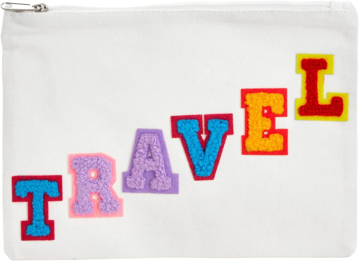 Canvas Makeup Bag Set - DIY Pouches for Personalization & Travel