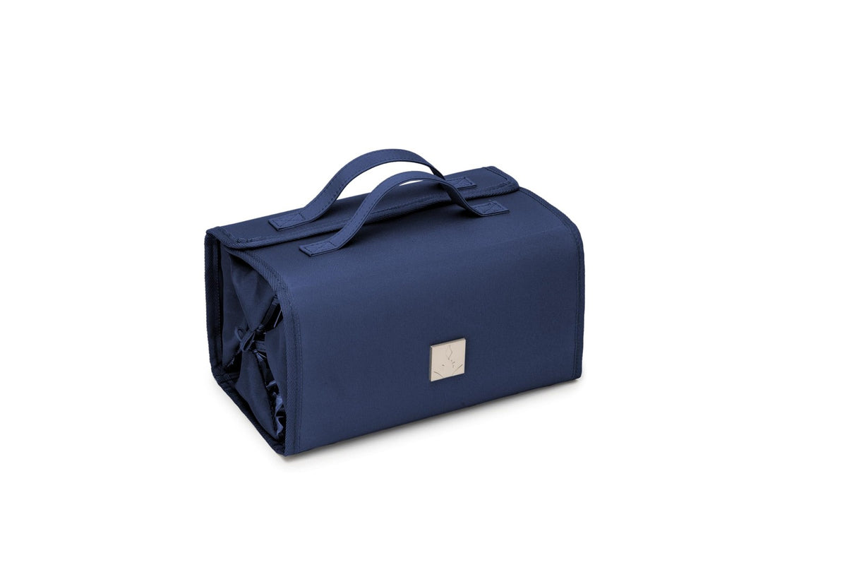 Travel Makeup Bag with Clear TSA Approved Pouches & Hanging Organizer
