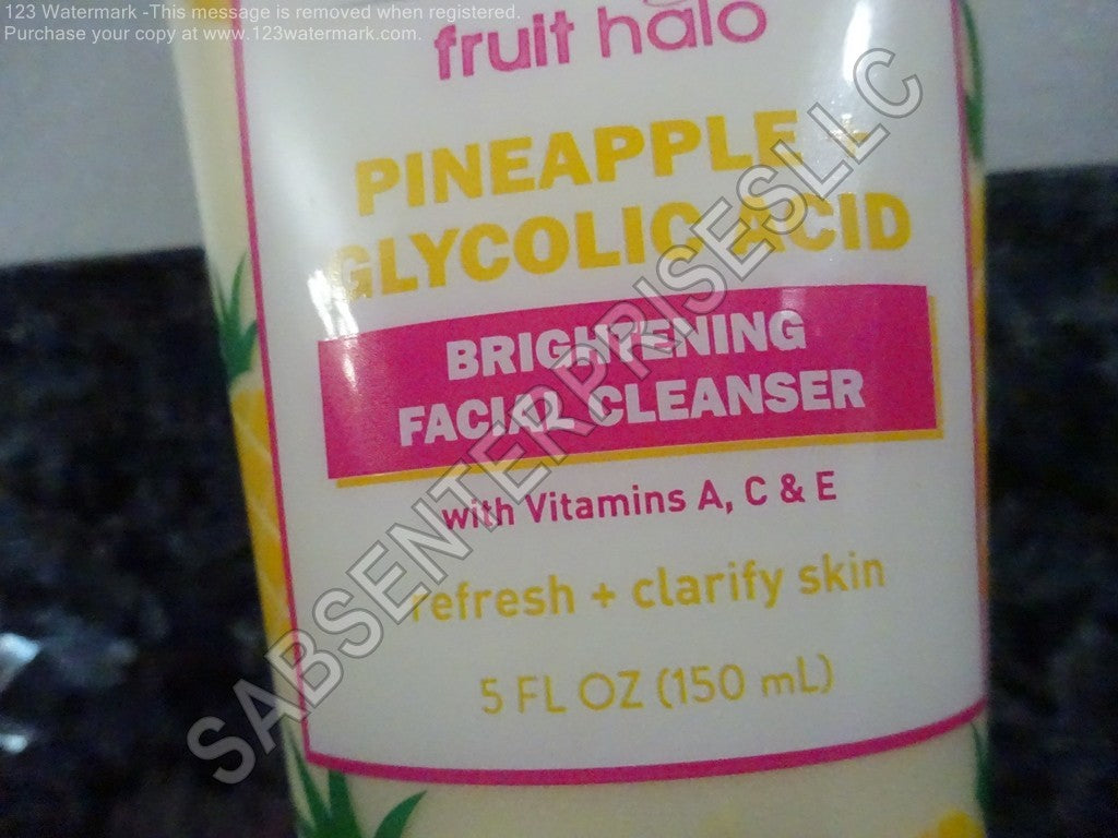 Brightening Facial Cleanser with Fruit Extracts - Pineapple & Glycolic Acid, 5 Fl oz