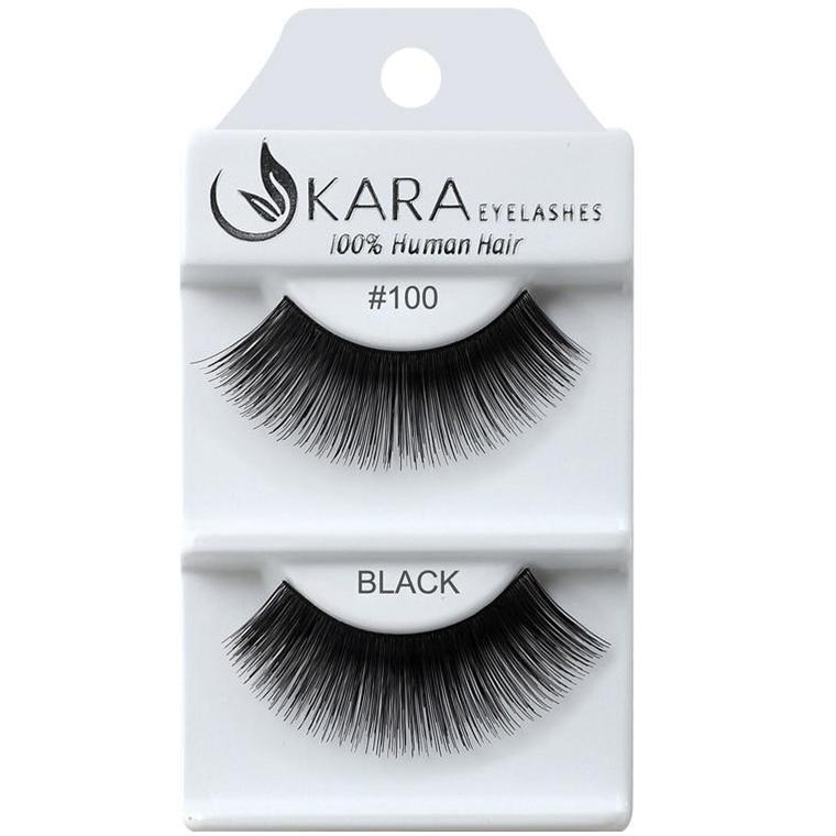 6 Pairs 100% Human Hair False Eyelashes - Kara Assorted Styles
