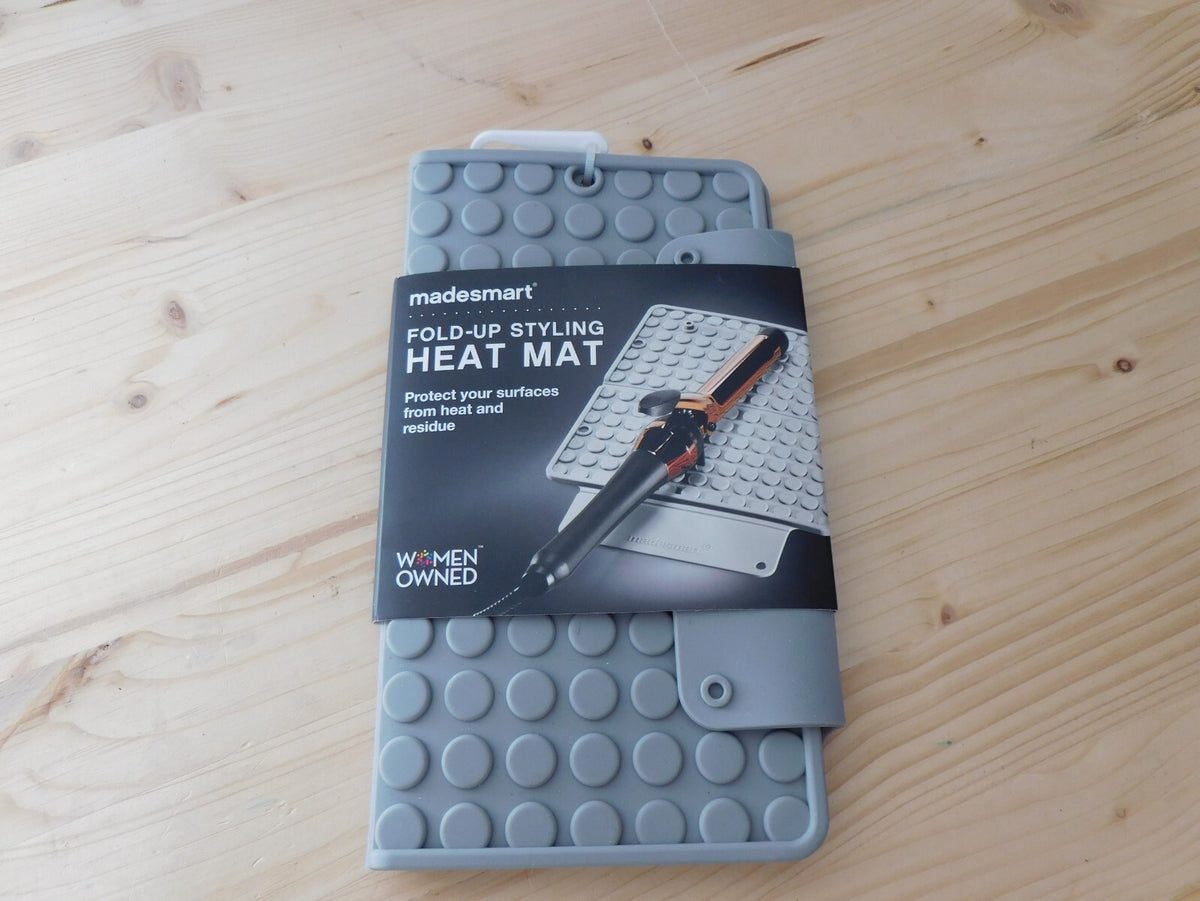 Heat Resistant Styling Heat Mat Surface Protector for Hot Tools - Gray