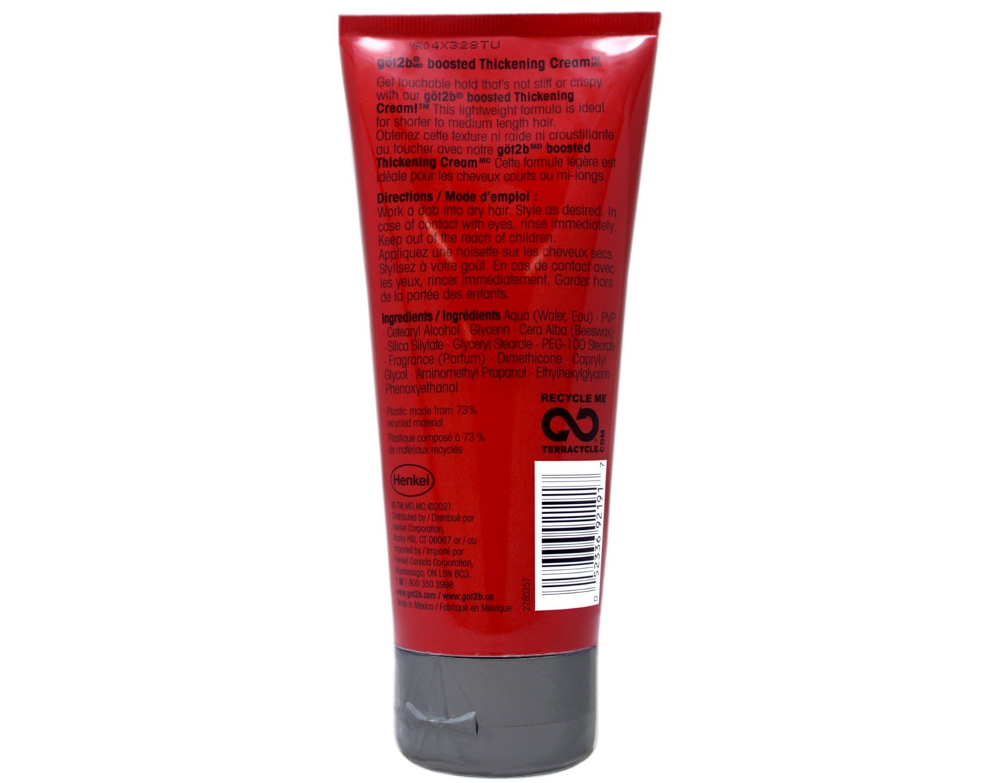 Hair Thickening Cream for Volume & Fuller Styles - 6 OZ 4 Pack