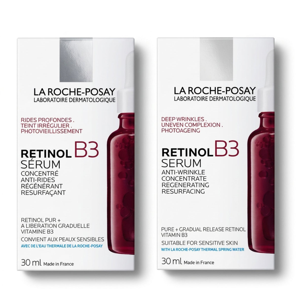Retinol B3 Face Serum Set - Anti-Aging & Hydrating Skin Care for Sensitive Skin