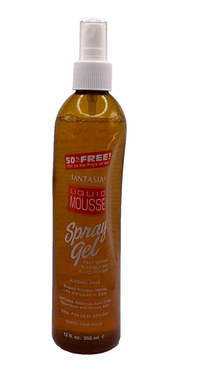 Fantasia Liquid Mousse Spray Gel Super Hold - 12 oz
