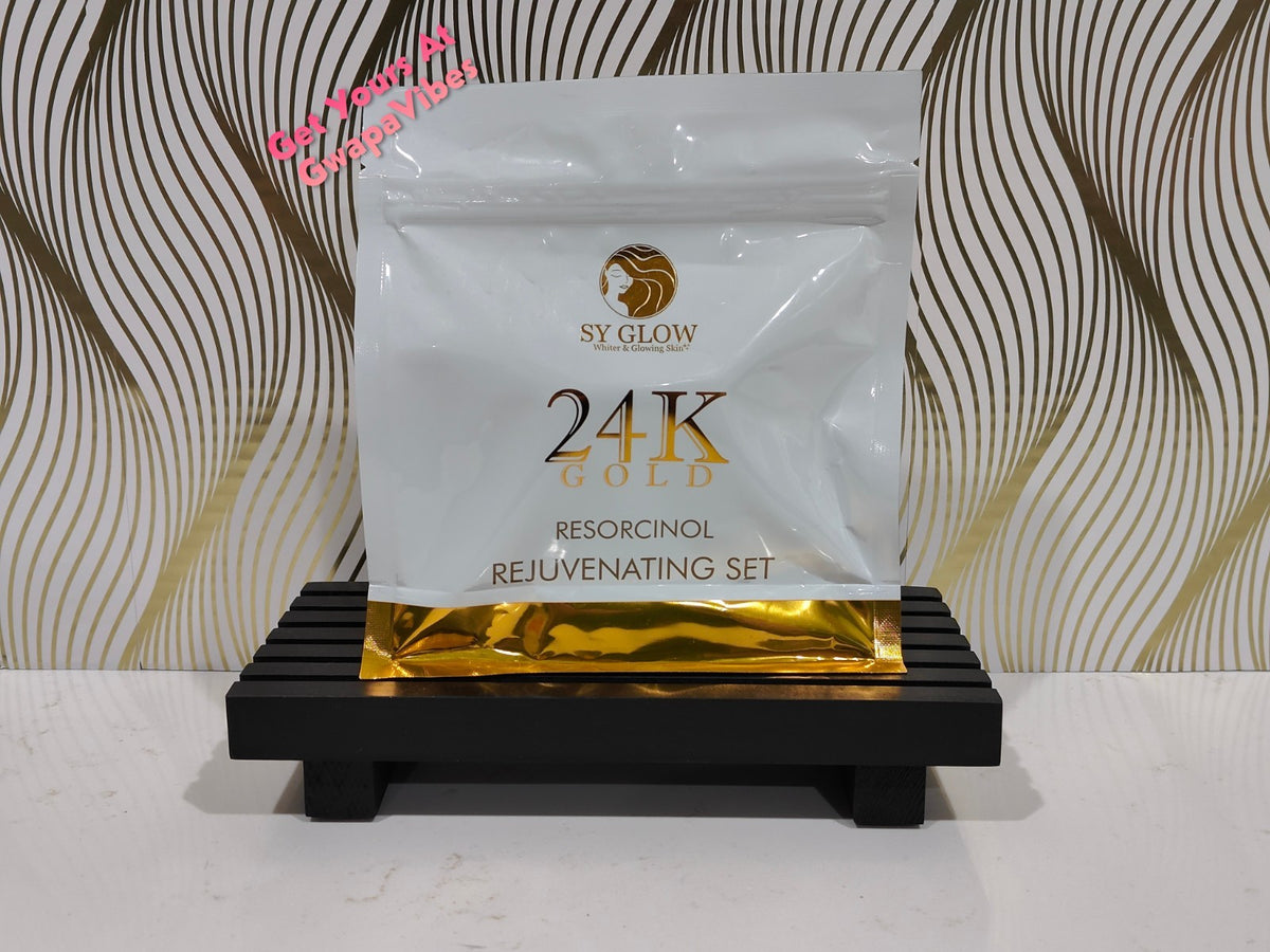 24K Gold Rejuvenating Skin Care Set - 4-Step Anti-Aging & Brightening System